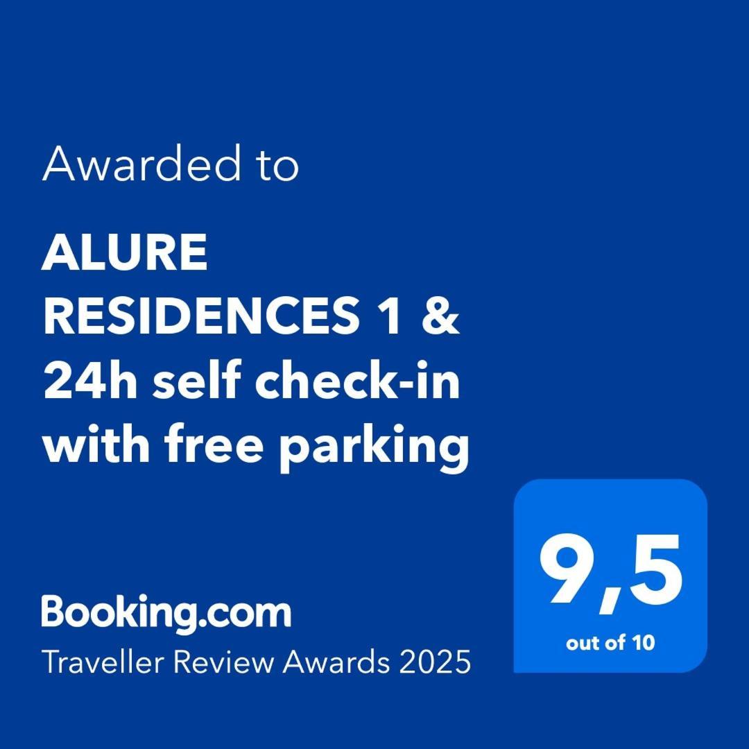 Alure Residences 1 & 24H Self Check-In, Free Parking In Front Of The Apartment Building, New Building, Terrace, Cafe With Breakfast In The Apartment Building, Next To The Aqua Park Banska Bystrica Exterior photo
